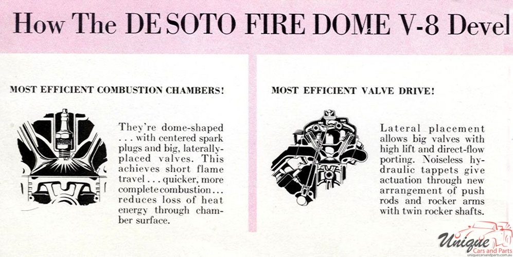 1953 DeSoto Firedome Engine Brochure Page 7